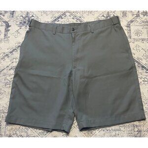 Pga Tour Mens Gray Golf Shorts Size 38 Stretch Waistband Quick Dry Chino Pockets